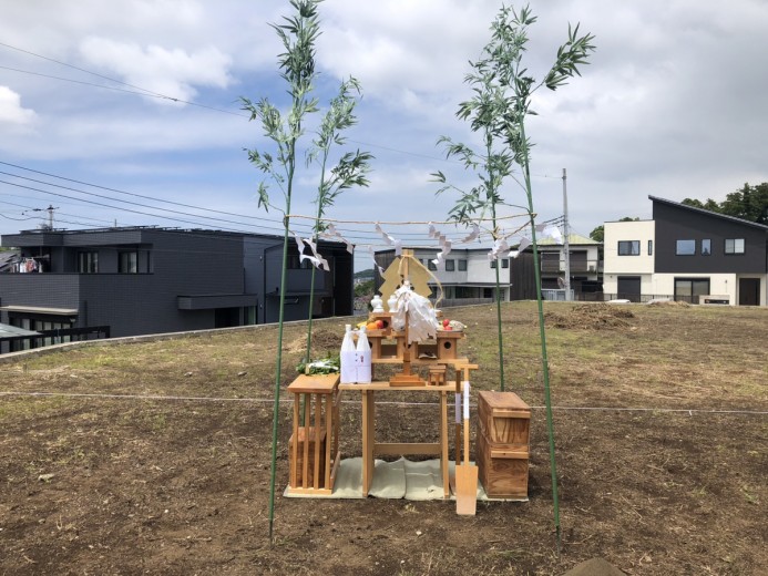 木更津市千束台分譲地新築住宅現場レポート＃2地鎮祭