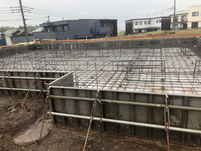 木更津市千束台分譲地新築住宅現場レポート＃4基礎工事　鉄筋組み～配筋検査編