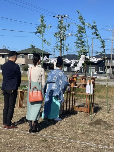 木更津市Y様邸新築住宅現場レポート＃1地鎮祭