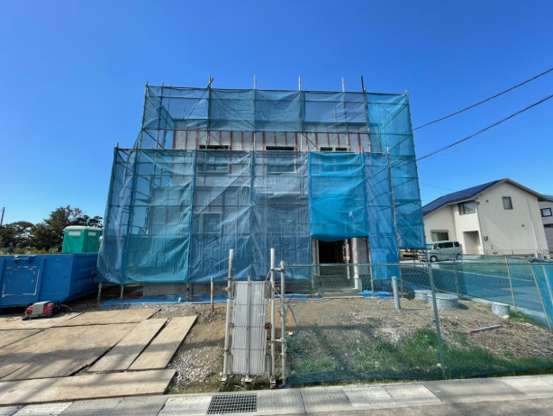 木更津市岩根モデルハウス現場レポート #1外装編